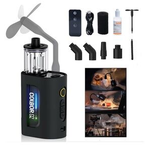 Black Smoke Machine with Accessories Food Photography